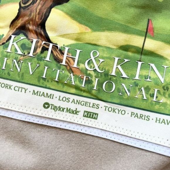 KITH x Taylormade Golf Tour Varsity Jacket - Large Wool Made In Italy Rare - Picture 12 of 12